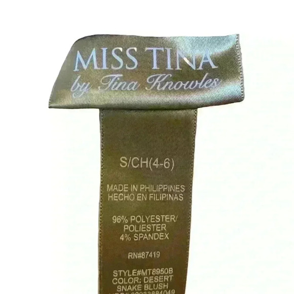 Miss Tina Snake Skin Print Top. - Picture 4 of 5